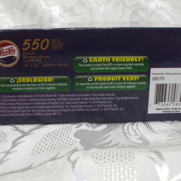 550 pc Pepsi Harbor Puzzle 18 x 24 inches SEALED - Picture 3 of 3